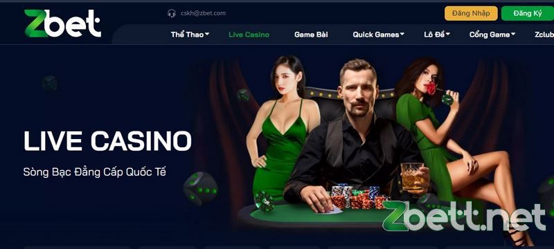 Zbet trang chơi casino trực tuyến